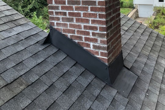 Chimney flashing and repair work